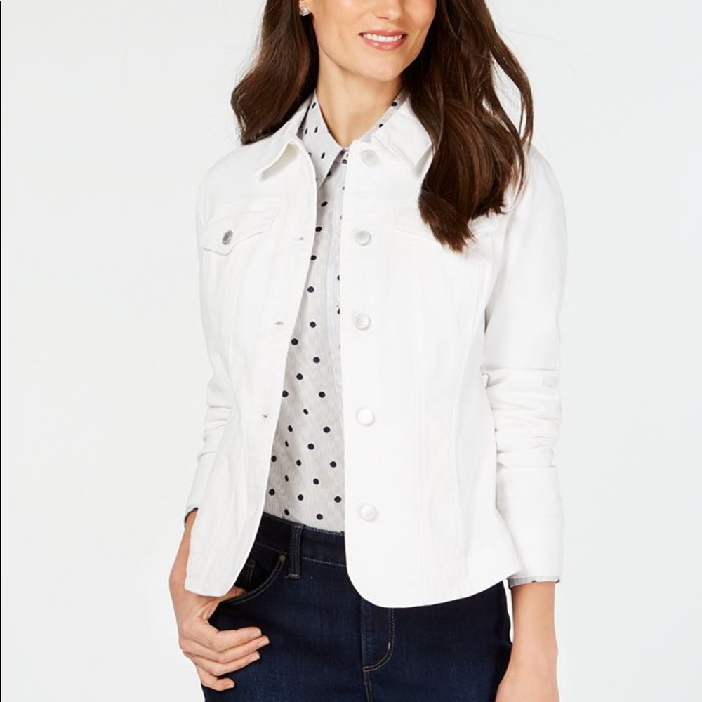 White Denim Jacket